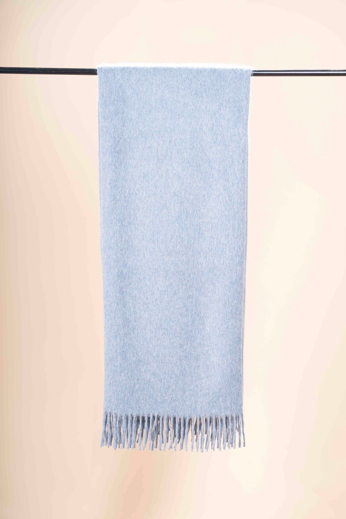 Nachhaltige Upcycling Wolldecke mit 50% Alpaka