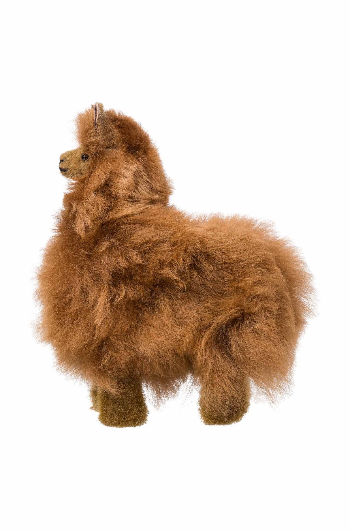 KUSCHELIGES FELLTIER (10cm) aus 100% Alpaka Fell