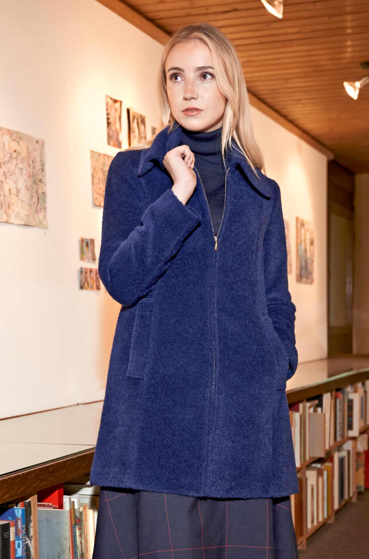 Wintermantel FLURINA mit 40% Alpaka