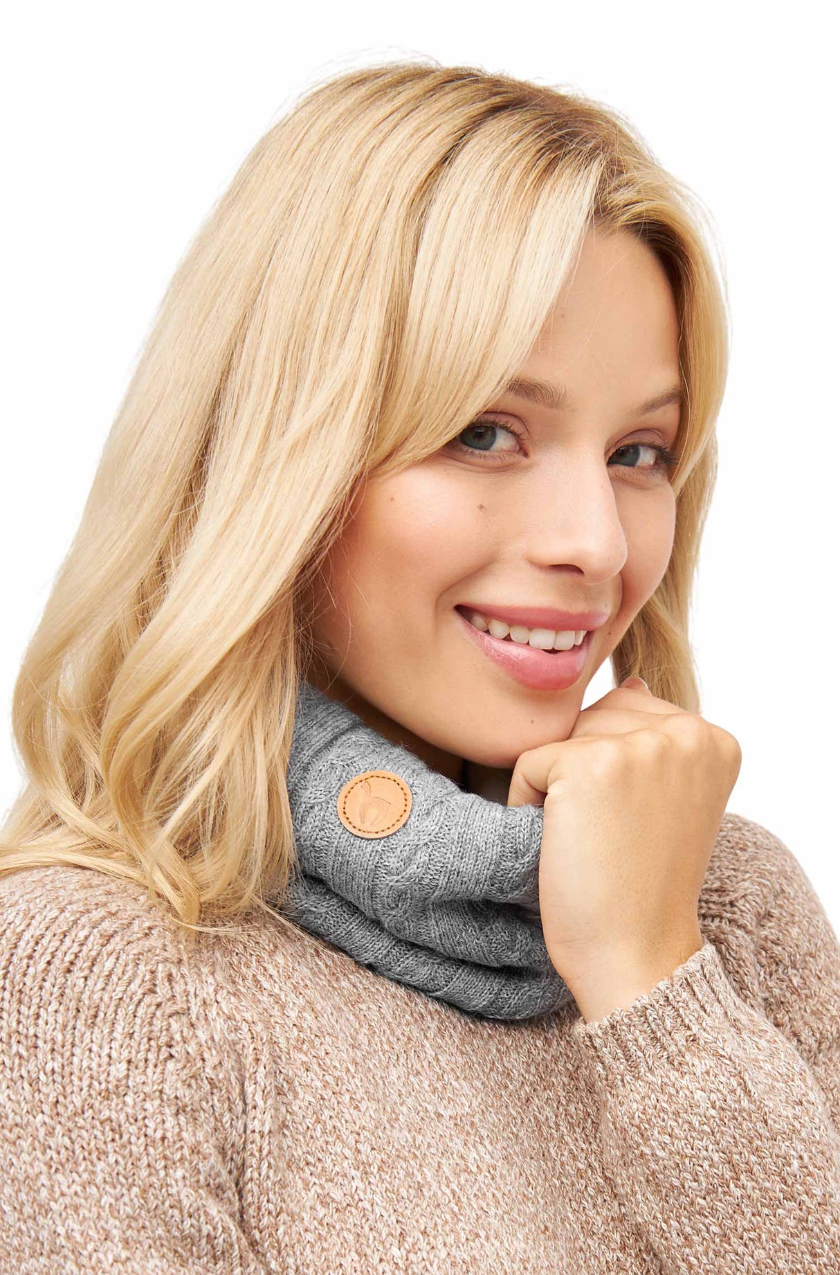 Alpaka Loop-Schal SUAVE aus 100% Alpaka