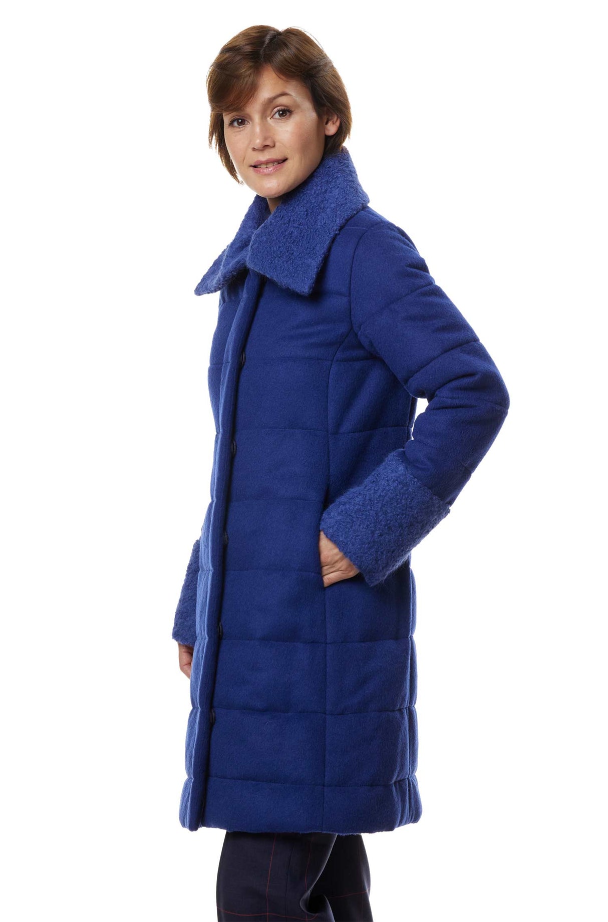 Steppmantel SARAH mit 67% Alpaka