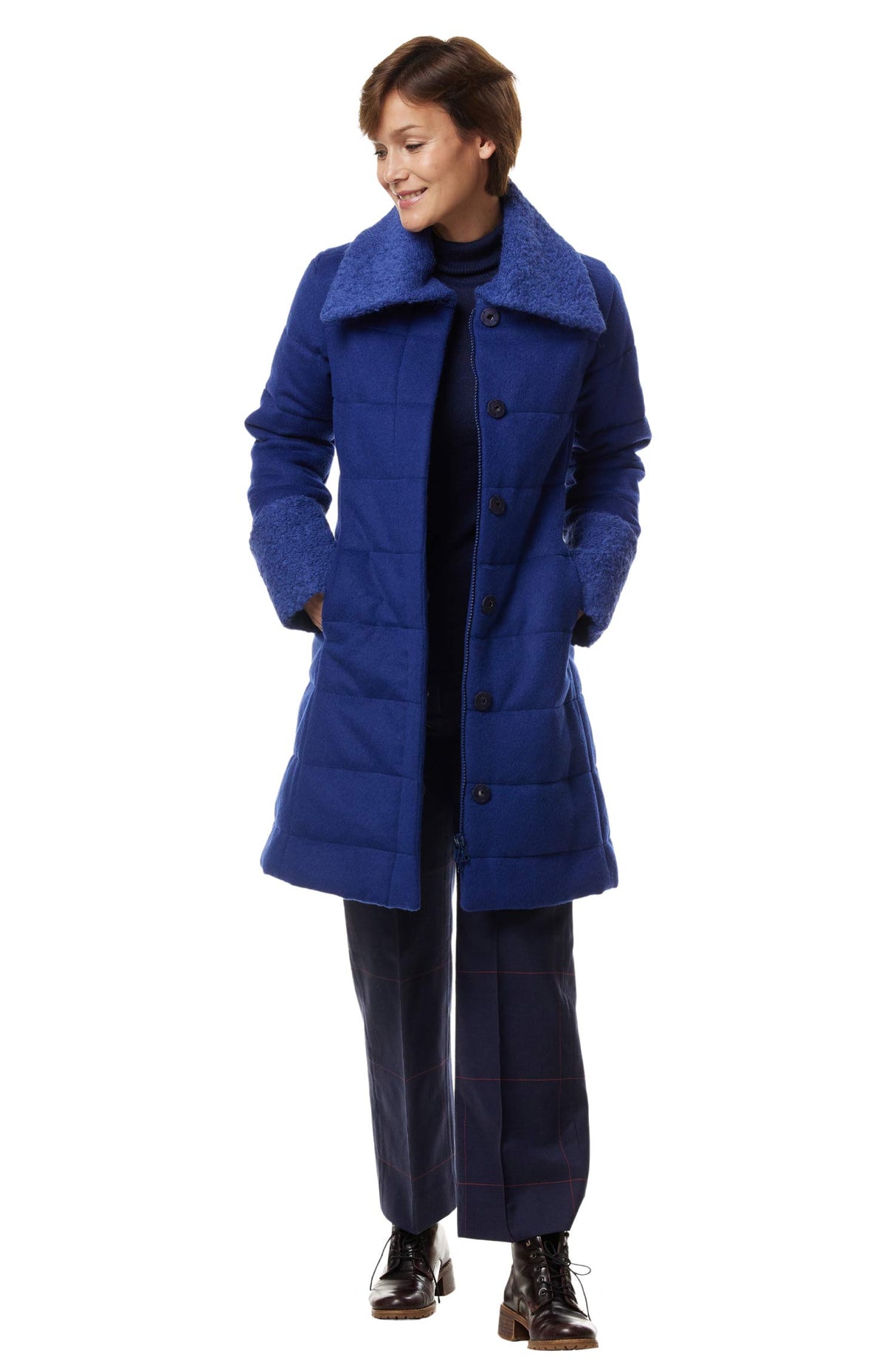 Steppmantel SARAH mit 67% Alpaka