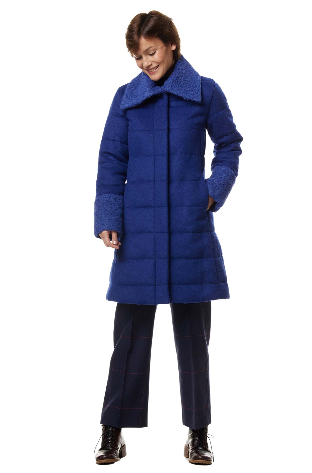 Steppmantel SARAH mit 67% Alpaka