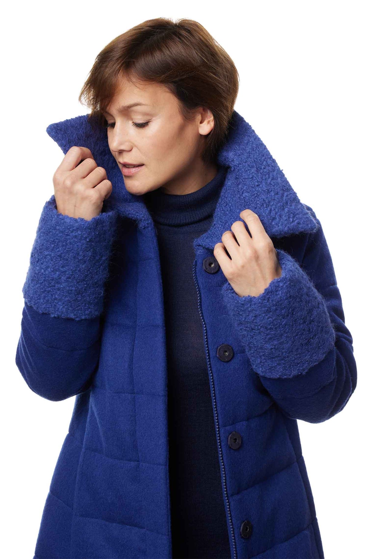 Steppmantel SARAH mit 67% Alpaka