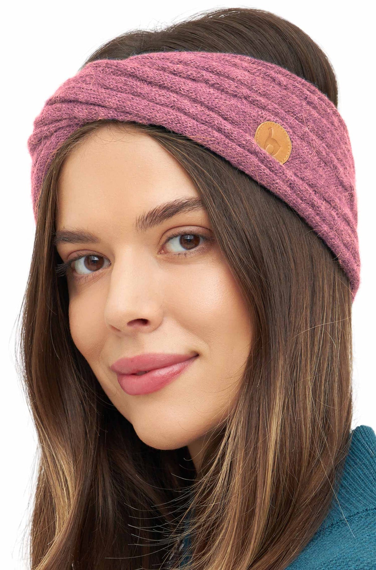 Alpaka Stirnband SUAVE mit Twist - 100% Alpaka