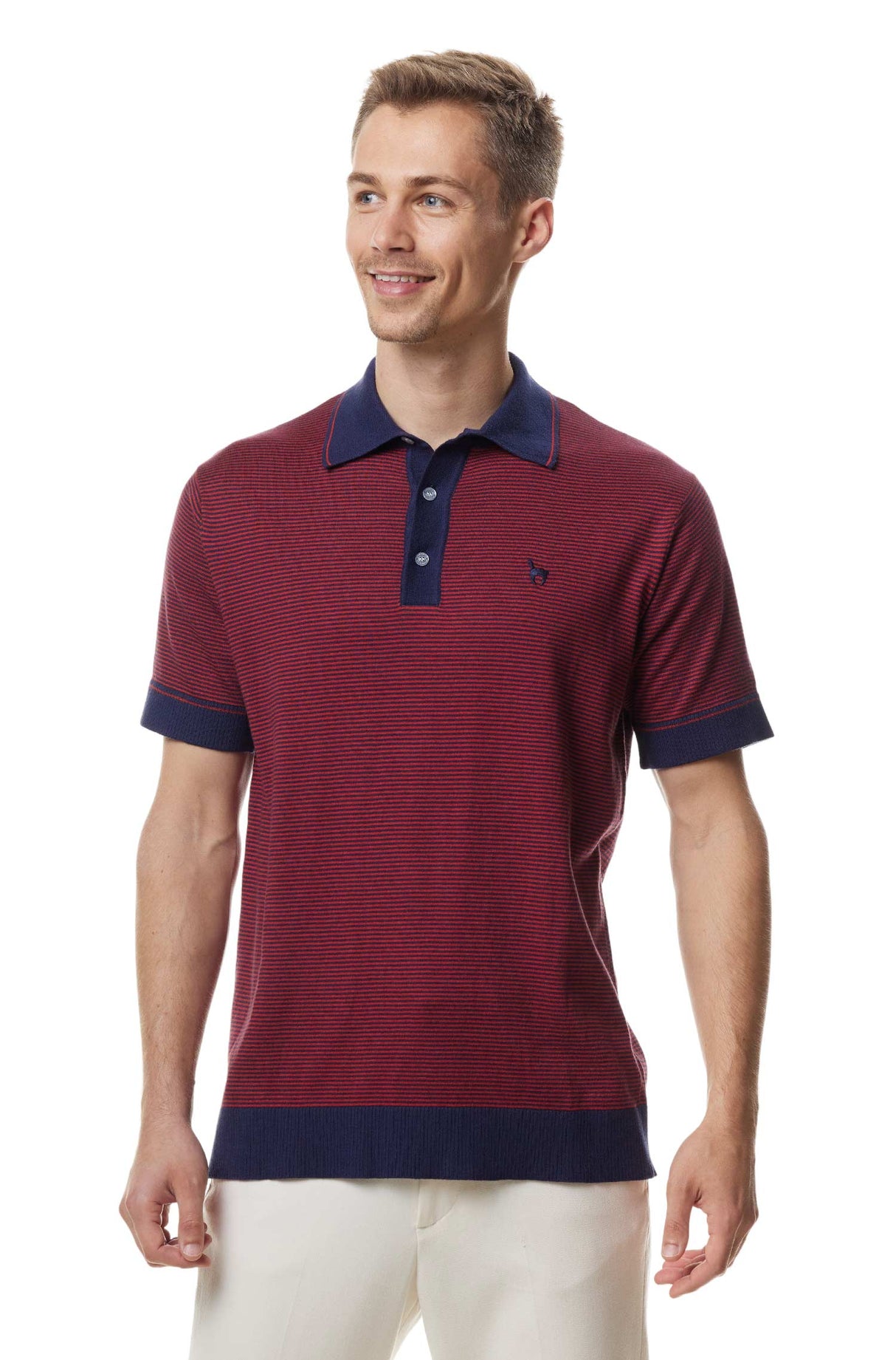 Poloshirt Herren DIEGO aus 90% Bio Pima Baumwolle und 10% Royal Alpaka