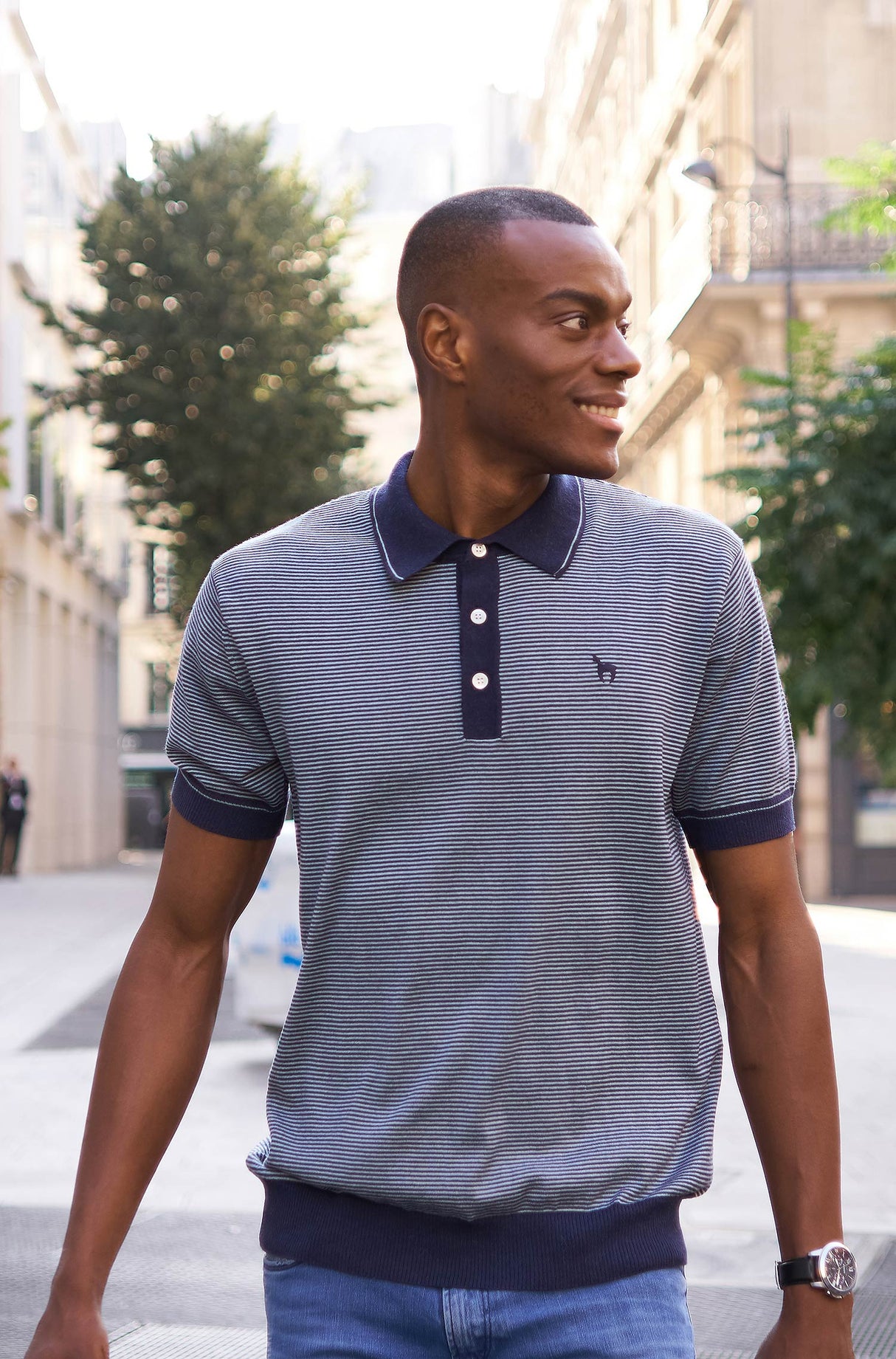 Poloshirt Herren DIEGO aus 90% Bio Pima Baumwolle und 10% Royal Alpaka