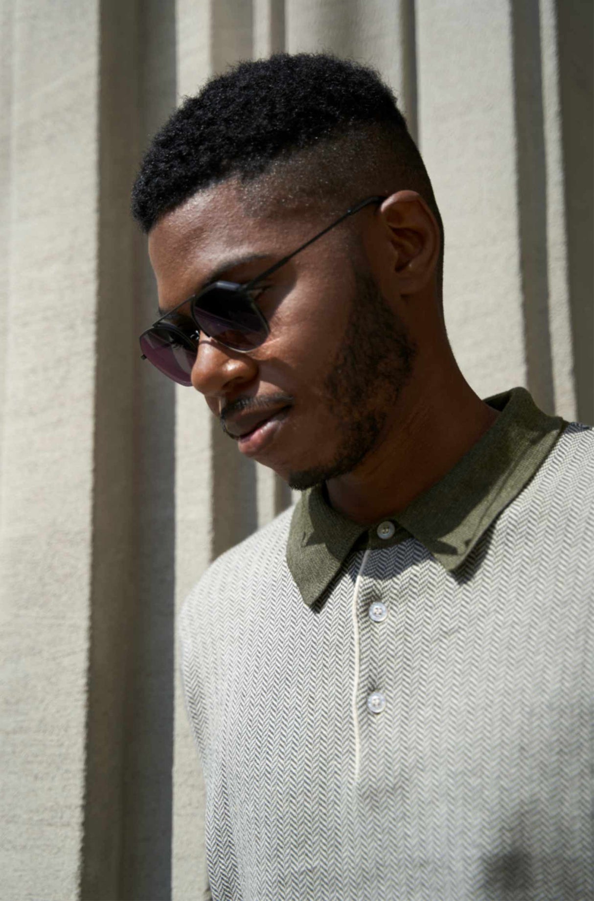 Poloshirt Herren SANTIAGO aus 90% Bio Pima Baumwolle und 10% Royal Alpaka