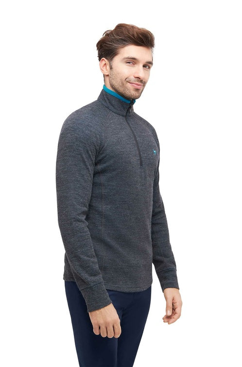 Thermo Trekking-Pullover Herren ANDEN ACTIVE mit 60% Premium Alpaka von Apu Kuntur