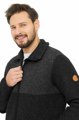 Filzjacke / Walkjacke OLIVER aus 50% Alpaka & 50% Wolle von Apu Kuntur