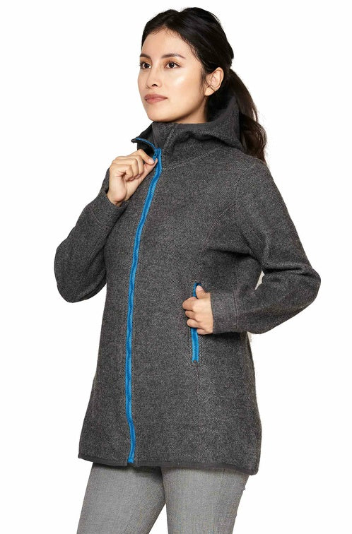 Kapuzenjacke Damen ALPACA SPORT mit 50% Alpaka von Apu Kuntur