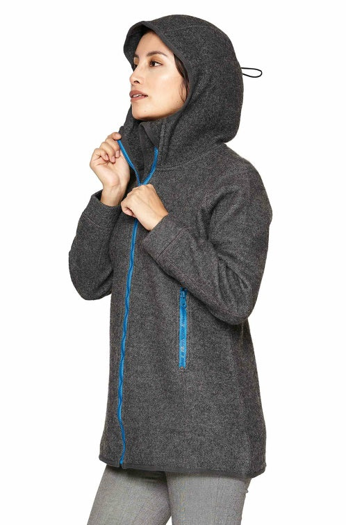 Kapuzenjacke Damen ALPACA SPORT mit 50% Alpaka von Apu Kuntur