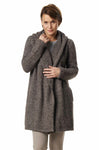 Long Cardigan ANNABELL mit Bio Baumwolle - ungefärbt walnuss braun von Apu Kuntur