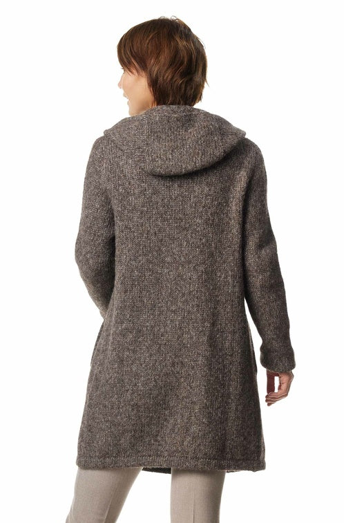 Long Cardigan ANNABELL mit Bio Baumwolle - ungefärbt von Apu Kuntur