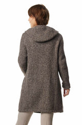 Long Cardigan ANNABELL mit Bio Baumwolle - ungefärbt von Apu Kuntur