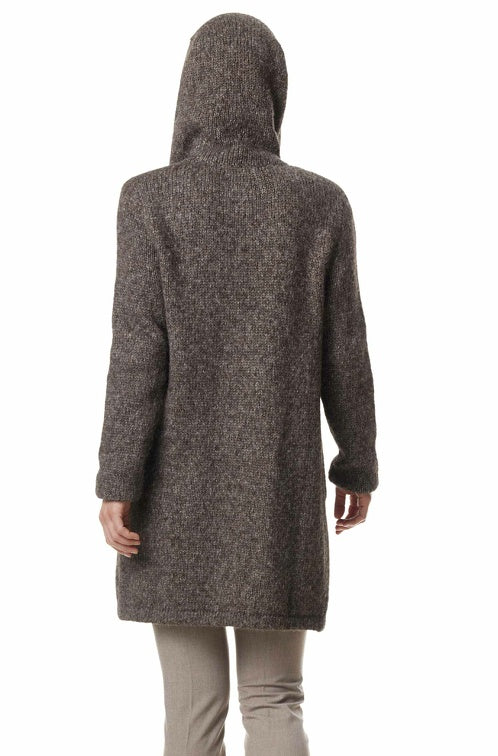 Long Cardigan ANNABELL mit Bio Baumwolle - ungefärbt von Apu Kuntur