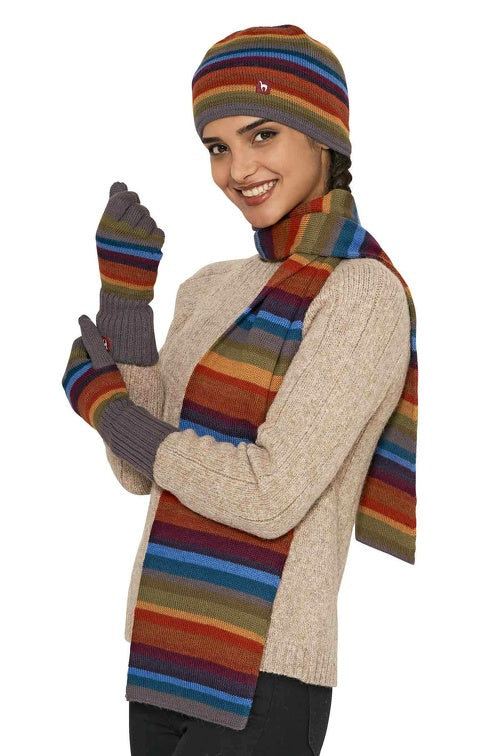 Schal ARCO IRIS aus 100% Alpaka von Apu Kuntur