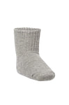 Socken Kinder (Gr. 15-29) - 60% Alpaka silbergrau von Apu Kuntur