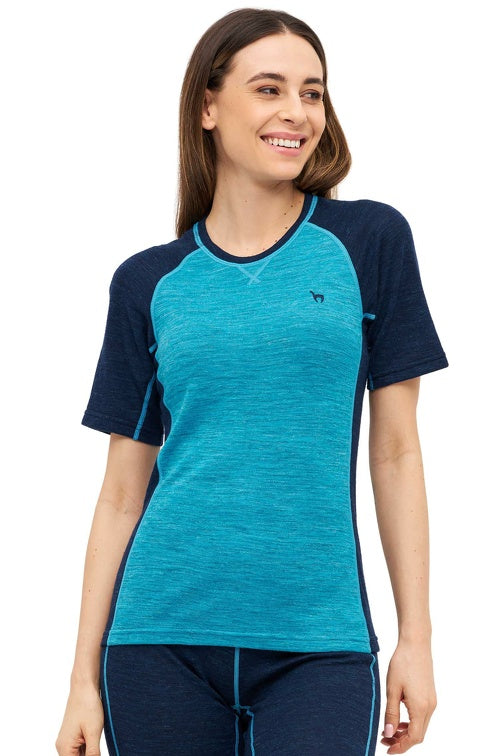 Thermo-Shirt Damen ANDEN ACTIVE mit 60% Premium Alpaka von Apu Kuntur