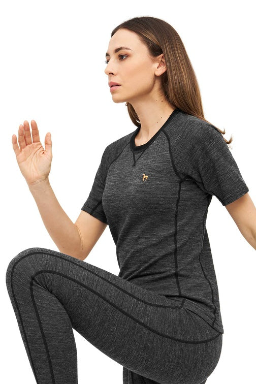 Thermo-Shirt Damen ANDEN ACTIVE mit 60% Premium Alpaka von Apu Kuntur
