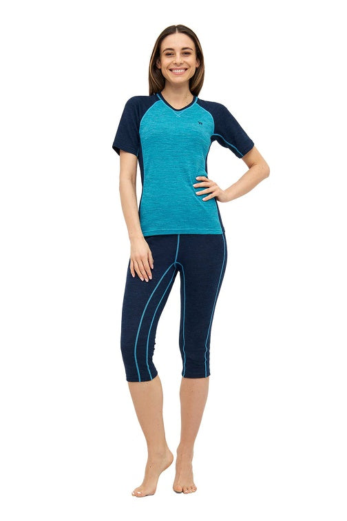3/4 Thermo-Hose Damen ANDEN ACTIVE mit 60% Premium Alpaka von Apu Kuntur