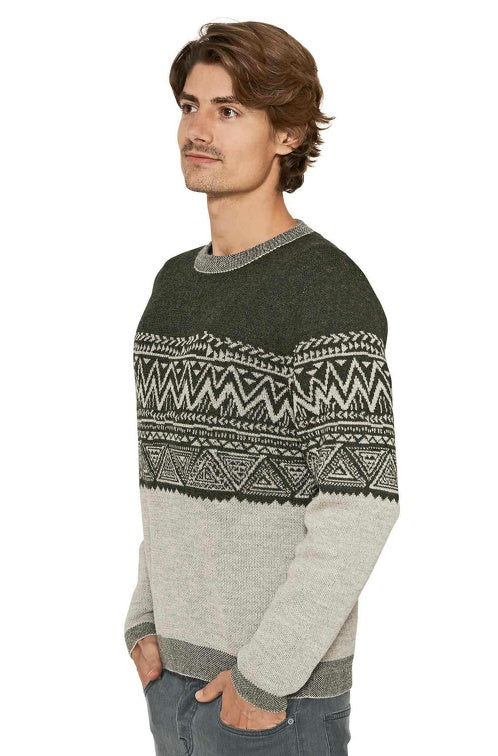 Rundhals Pullover GIORGIO Herren Baby Alpaka Rundhals von Apu Kuntur