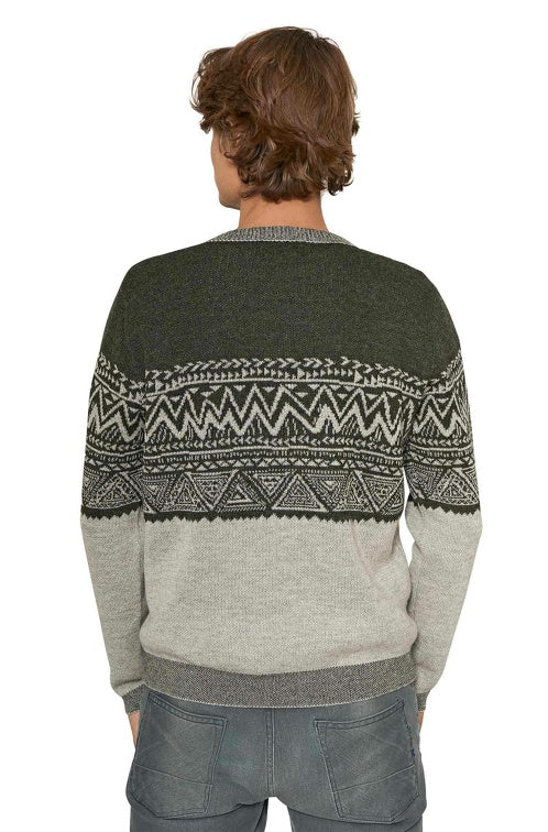 Rundhals Pullover GIORGIO Herren Baby Alpaka Rundhals von Apu Kuntur