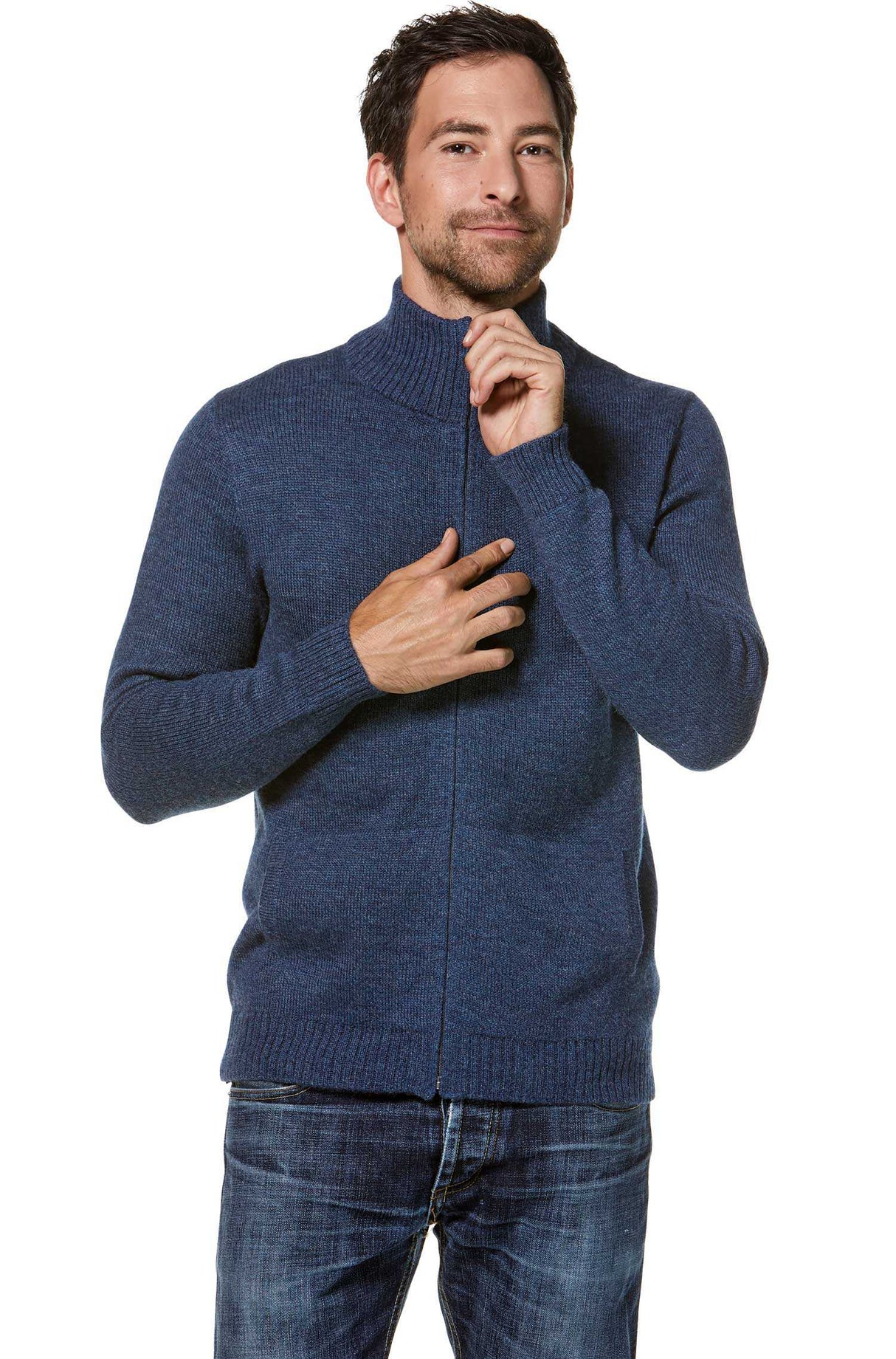 Strickjacke RONALDO XXXL aus 100% Baby Alpaka von Apu Kuntur