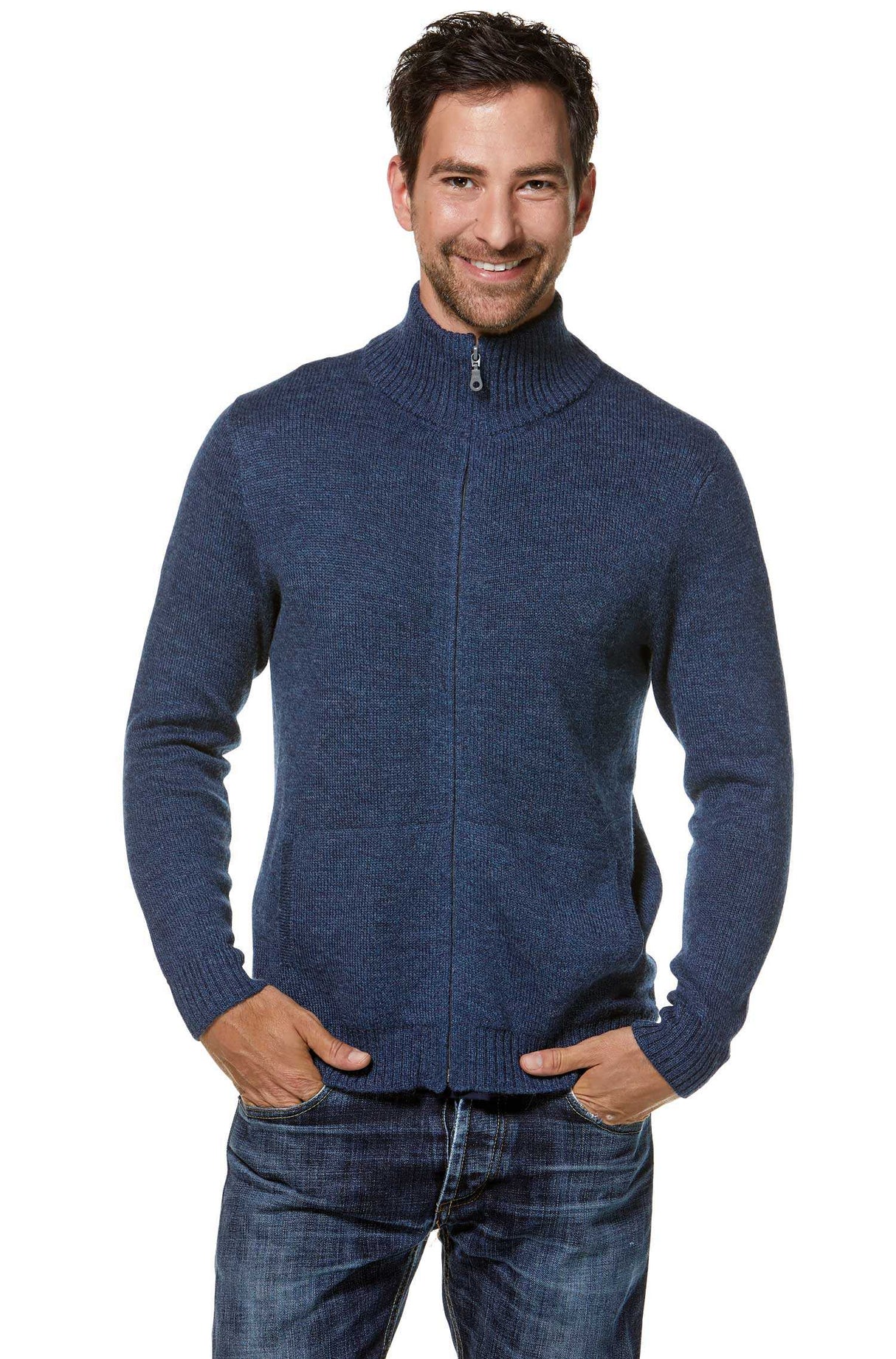 Strickjacke RONALDO XXXL aus 100% Baby Alpaka von Apu Kuntur