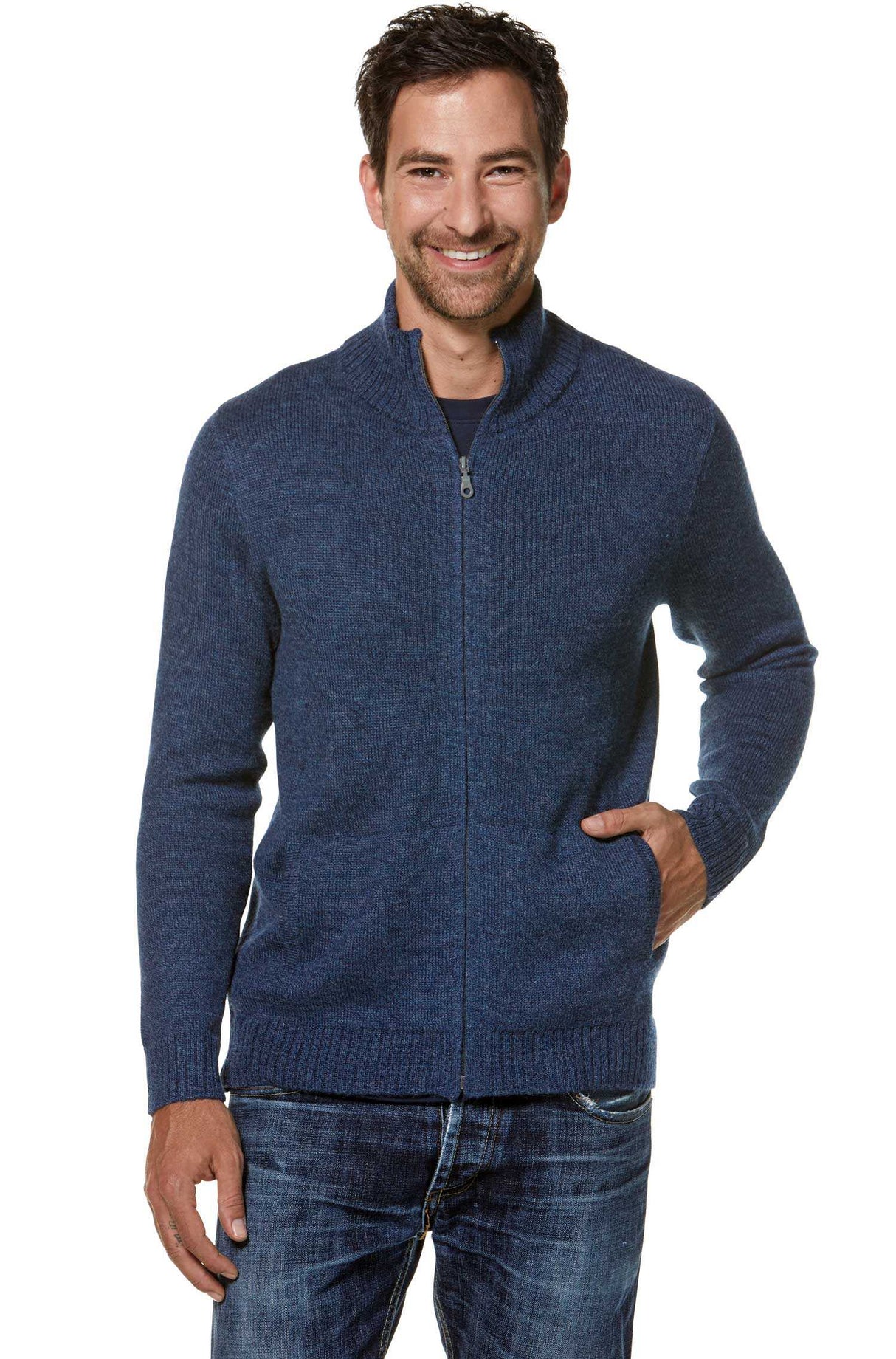 Strickjacke RONALDO XXXL aus 100% Baby Alpaka von Apu Kuntur