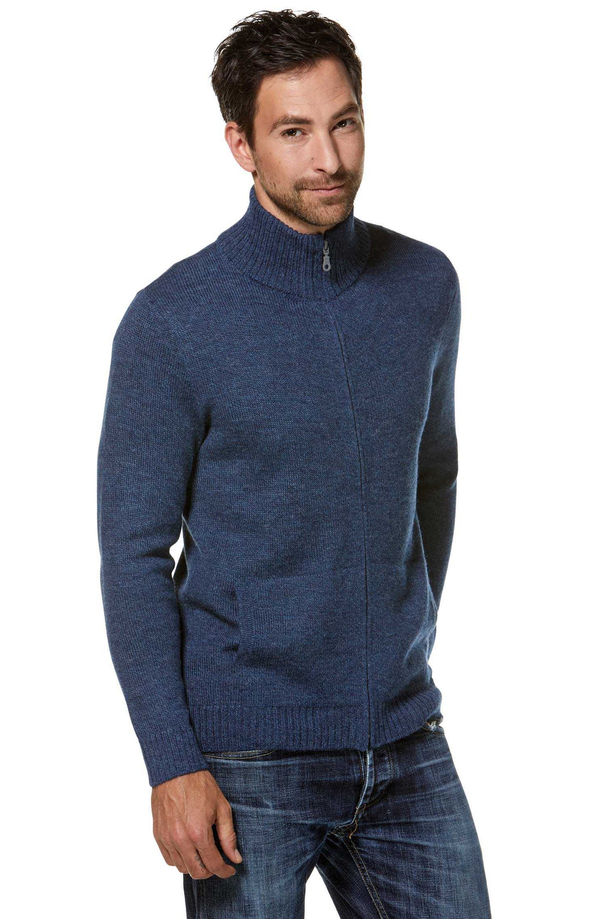Strickjacke RONALDO XXXL aus 100% Baby Alpaka von Apu Kuntur