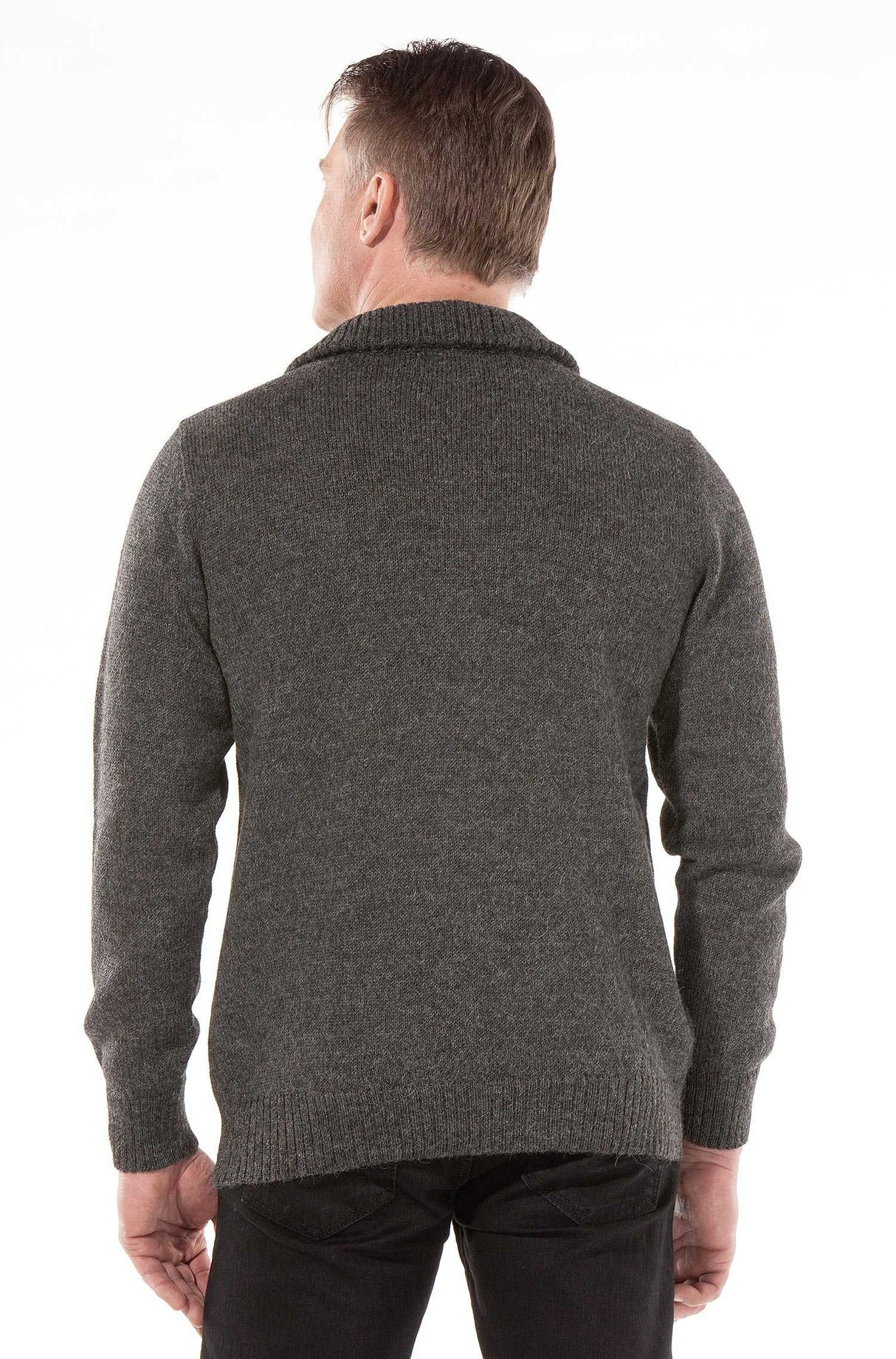 Strickjacke RONALDO XXXL aus 100% Baby Alpaka von Apu Kuntur