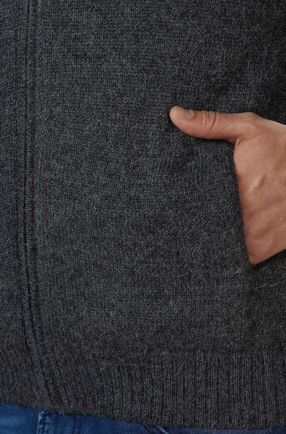 Strickjacke RONALDO XXXL aus 100% Baby Alpaka von Apu Kuntur
