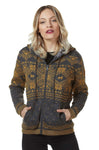 Strickjacke ANDEN ROCA aus 100% Alpaka Grau von Apu Kuntur