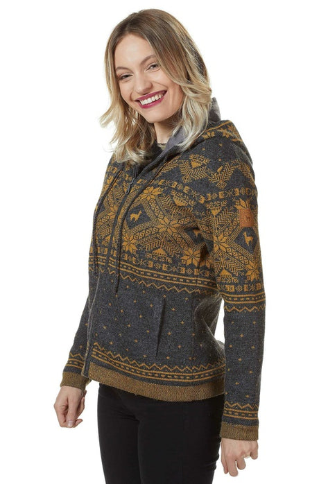 Strickjacke ANDEN ROCA aus 100% Alpaka von Apu Kuntur