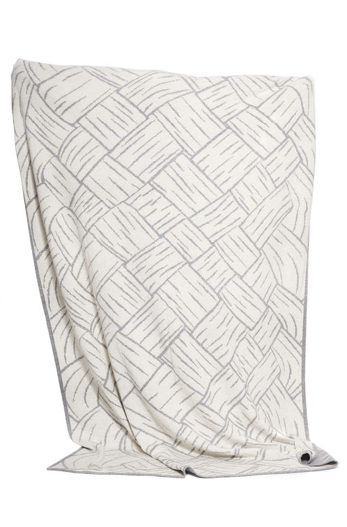 Wolldecke JACQUARD aus 100% Alpaka - extragroß von Apu Kuntur