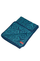 Kuscheldecke AIANA aus 100% Alpaka petrol one-size von Apu Kuntur