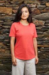Kurzarm T-Shirt aus 100% Bio Pima Baumwolle von Apu Kuntur