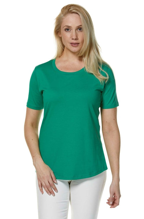 Kurzarm T-Shirt aus 100% Bio Pima Baumwolle summergreen von Apu Kuntur