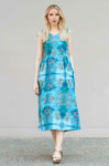 Kleid ARABELLA aus 100% Bio-Pima-Baumwolle paradise-blue von Apu Kuntur