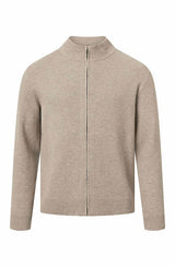 Strickjacke ALAYO mit Zipper mit 30% Alpaka von Apu Kuntur