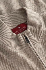 Strickjacke ALAYO mit Zipper mit 30% Alpaka von Apu Kuntur