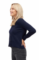 Cardigan Feinstrick ALINA mit Bio Baumwolle von Apu Kuntur