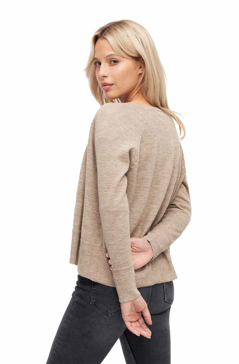 Cardigan Feinstrick ALINA mit Bio Baumwolle von Apu Kuntur