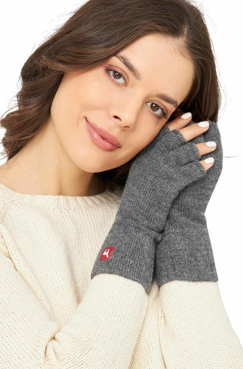 Handschuhe HALBFINGER aus 100% Alpaka von Apu Kuntur
