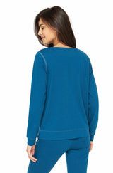 Alpaka Schlafanzug Pyjama Oberteil Damen DREAMLINE mit Bio Baumwolle von Apu Kuntur
