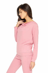 Alpaka Schlafanzug Pyjama Oberteil Damen DREAMLINE mit Bio Baumwolle von Apu Kuntur