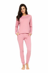 Alpaka Schlafanzug Pyjama Hose Damen DREAMLINE mit Bio Baumwolle von Apu Kuntur