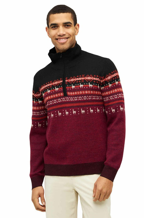 Herren Troyer CANDELA aus 100% Baby Alpaka candela von Apu Kuntur
