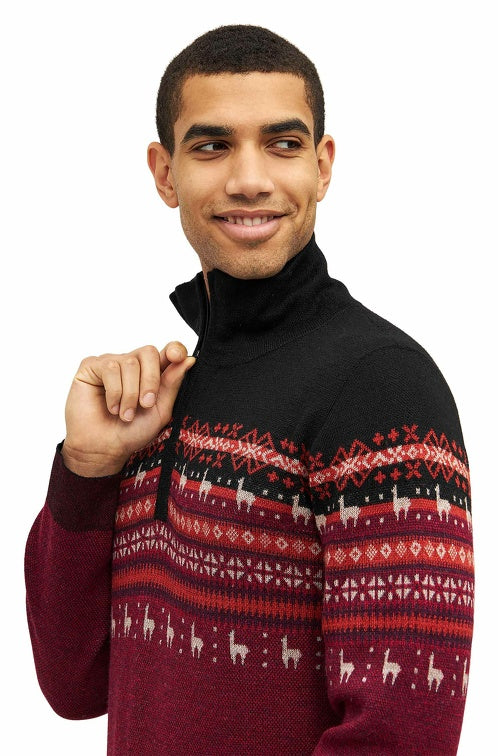 Herren Troyer CANDELA aus 100% Baby Alpaka von Apu Kuntur
